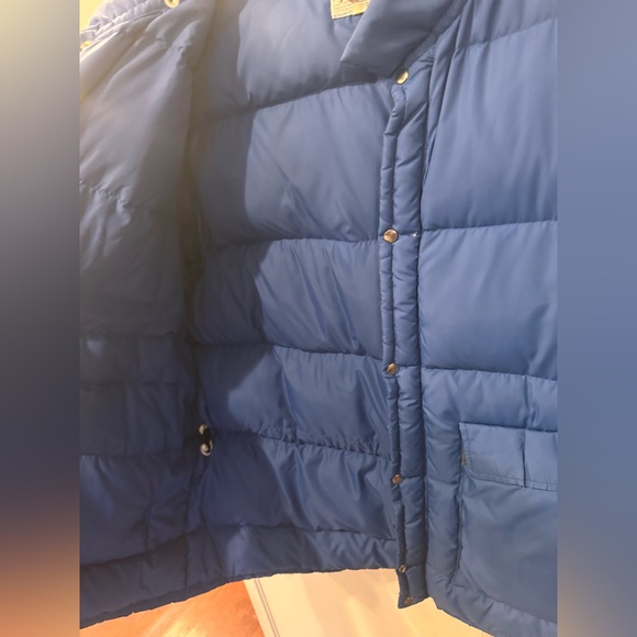 Vintage Trailwise Blue Goose Down Blue Full Zip Outdoor Puffer Jacket Sz. L - Picture 3 of 4